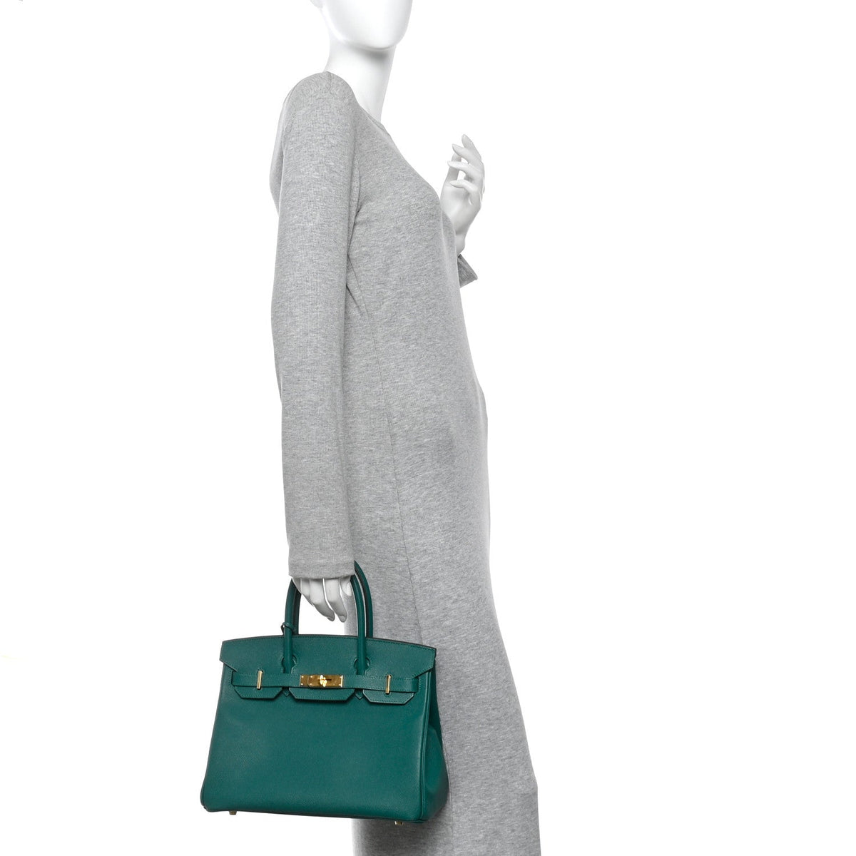 Epsom Birkin 30 Malachite product image 2, provided for visual reference and product detail review