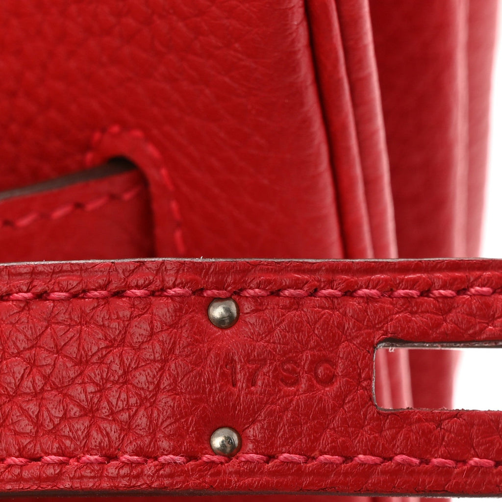 Togo Birkin 35 Rouge Casaque product image 13, provided for visual reference and product detail review