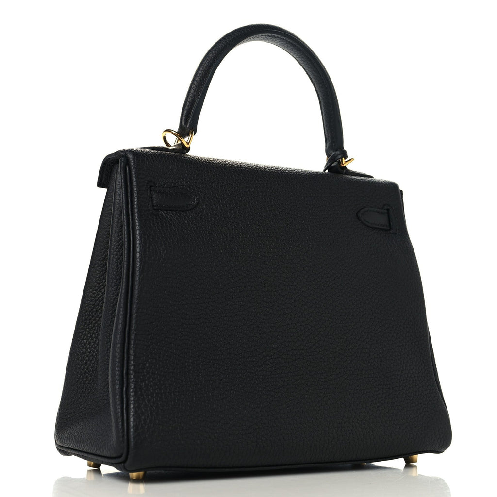 Togo Kelly Retourne 25 Black product image 3, provided for visual reference and product detail review