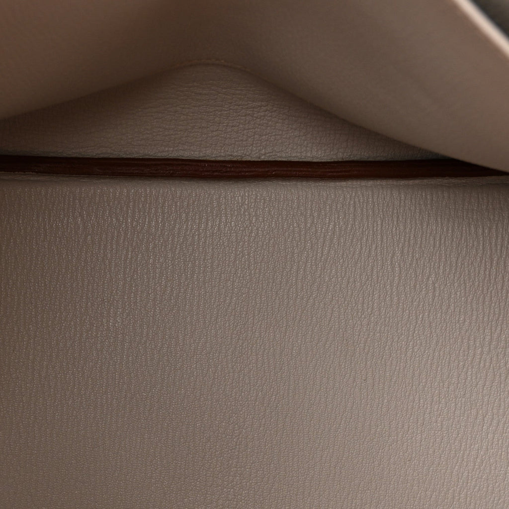 Togo Horseshoe Birkin 35 Orange Gris Perle product image 5, provided for visual reference and product detail review