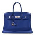 Togo BIRKIN 35 Bleu France product image 1, provided for visual reference and product detail review