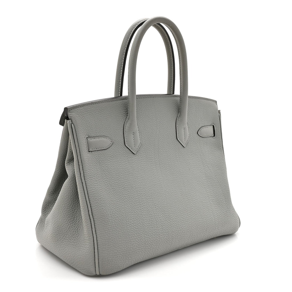 Togo BIRKIN 30 Gris Mouette product image 3, provided for visual reference and product detail review
