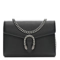 Calfskin Mini Dionysus Chain Wallet Black product image 1, provided for visual reference and product detail review