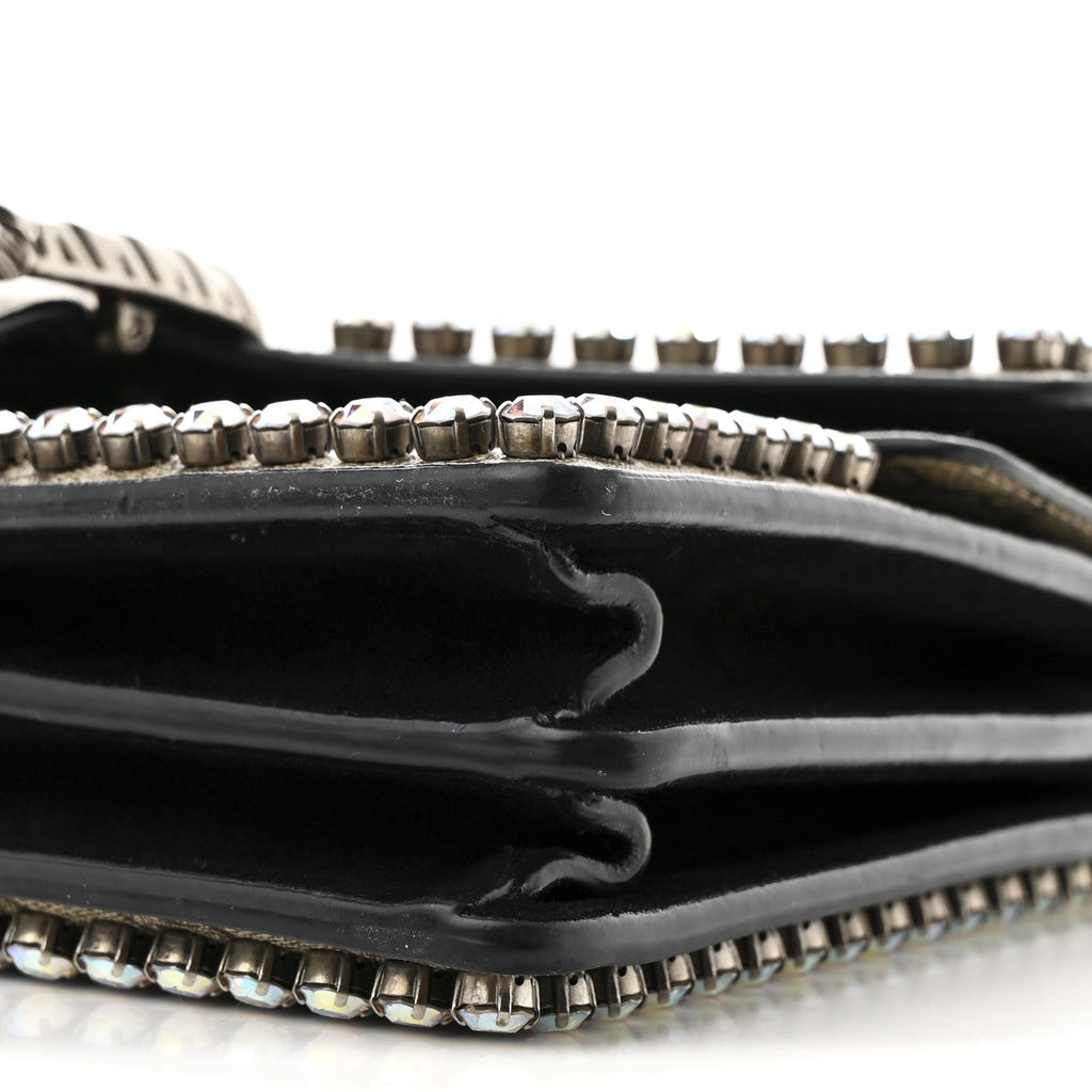 GG Supreme Monogram Crystal Small Dionysus Shoulder Bag Black product image 11, provided for visual reference and product