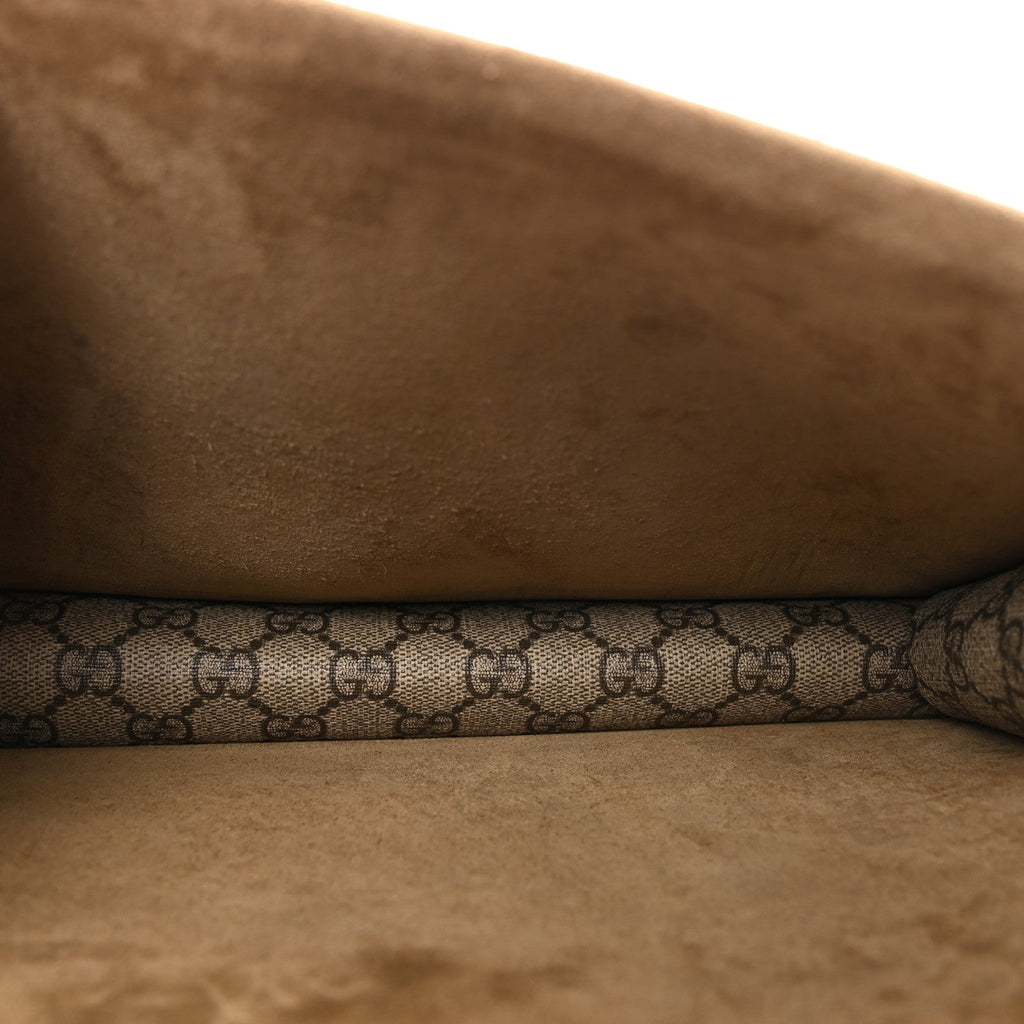 GG Supreme Monogram Medium Dionysus Shoulder Bag Taupe product image 5, provided for visual reference and product detail