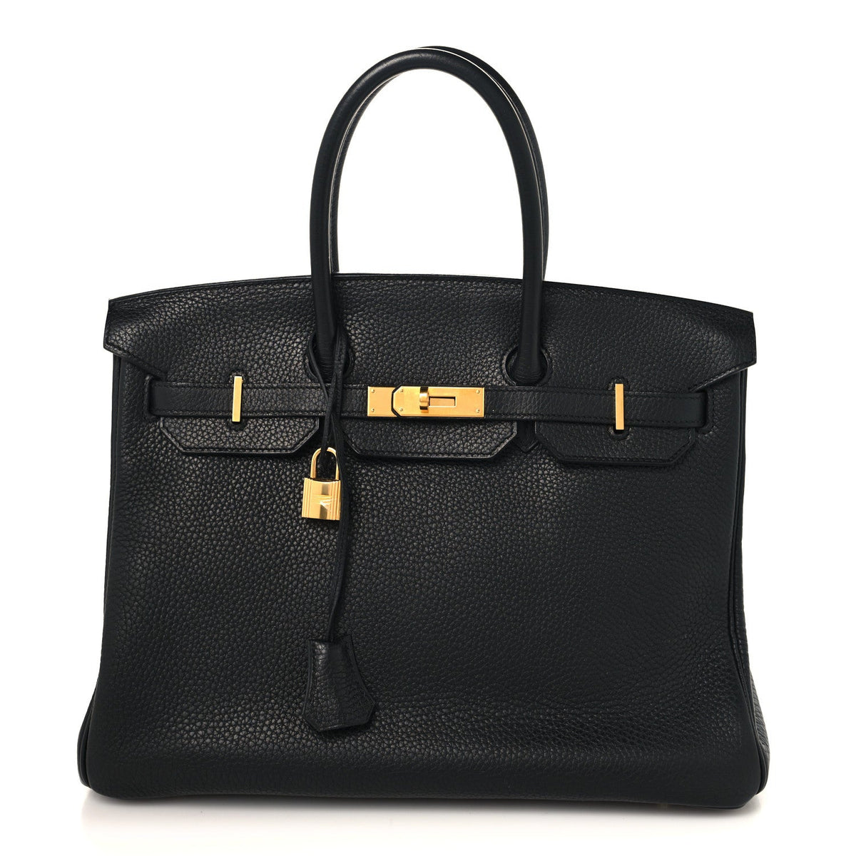Togo Birkin 35 Black product image 1, provided for visual reference and product detail review