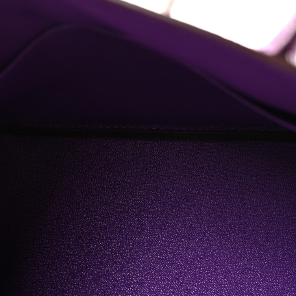 Lizard Birkin 25 Violet product image 5, provided for visual reference and product detail review