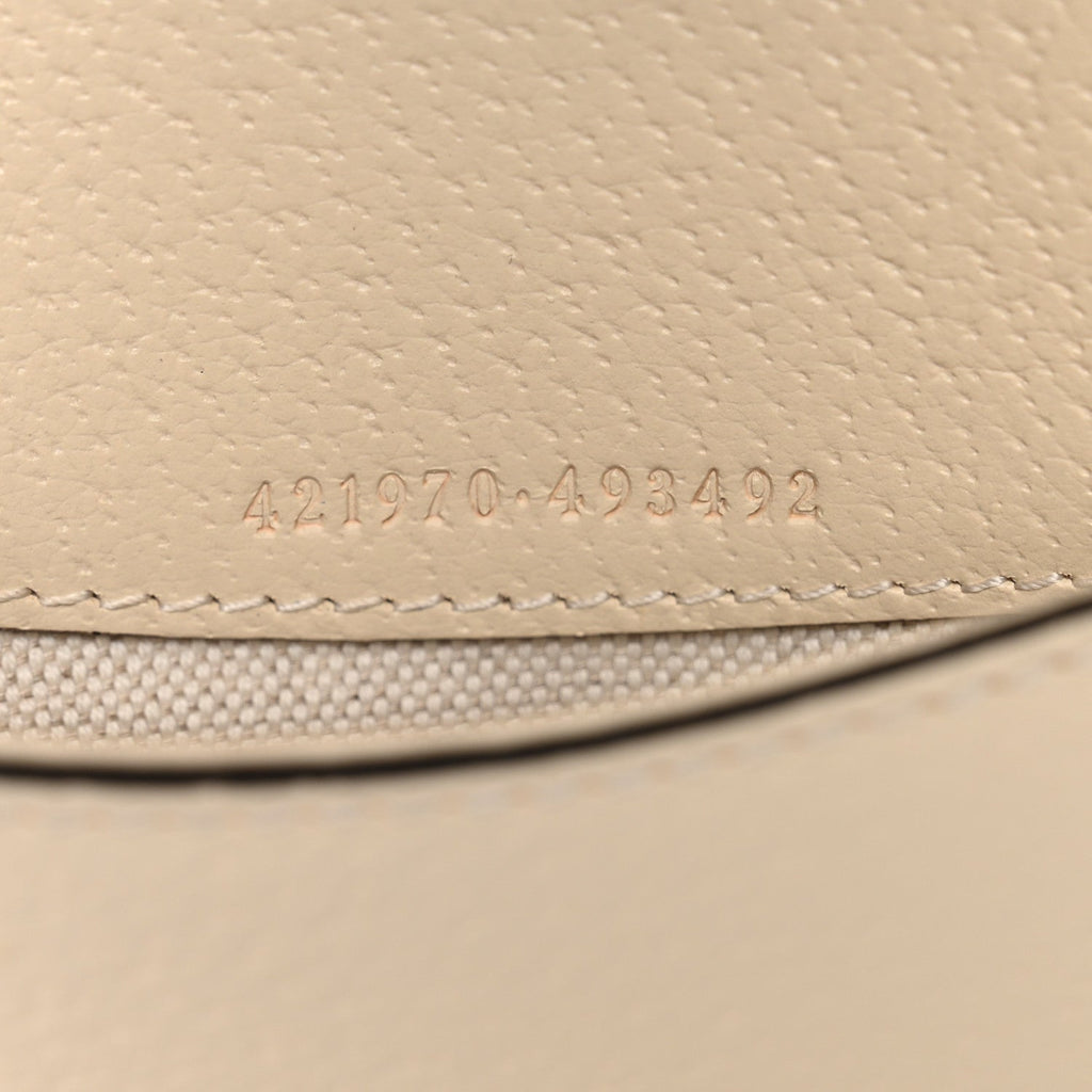 Textured Calfskin Crystal Mini Dionysus Shoulder Bag Mystic White product image 7, provided for visual reference and product