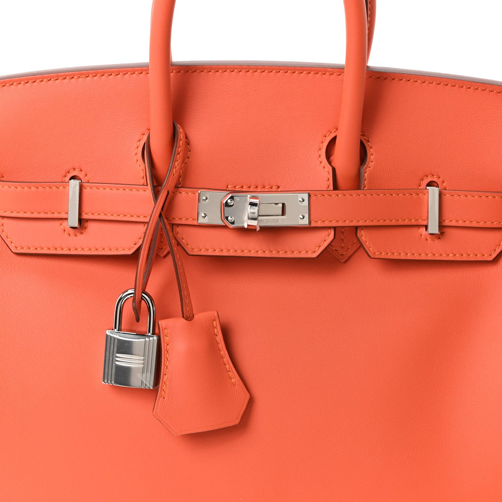 Swift Birkin 25 Tangerine product image 14, provided for visual reference and product detail review
