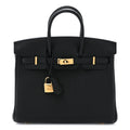 Togo Birkin 25 Black product image 1, provided for visual reference and product detail review