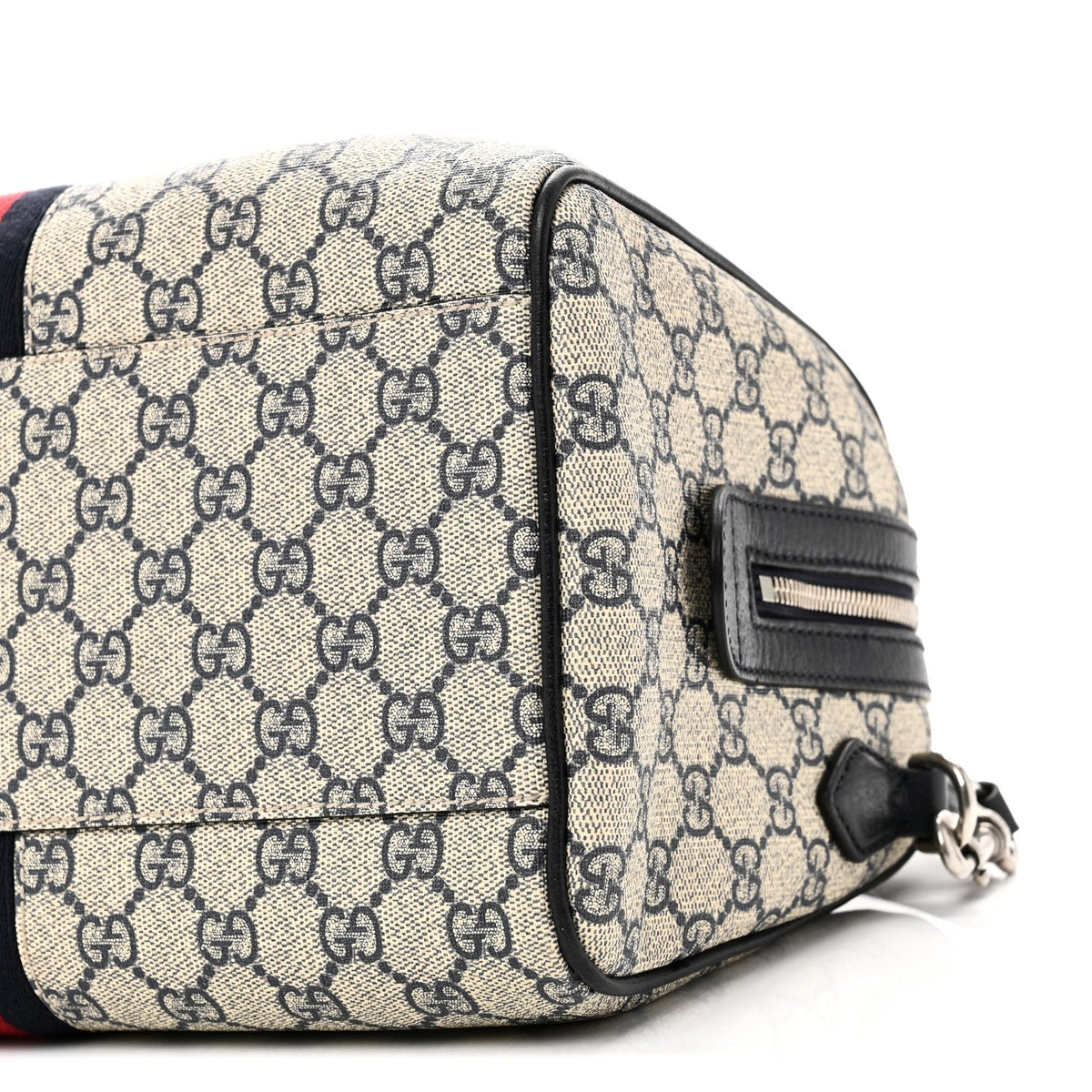 GG Supreme Monogram Web Medium Ophidia Top Handle Bag Beige Blue product image 10, provided for visual reference and product