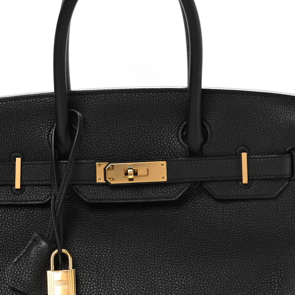 Togo BIRKIN 30 Black product image 8, provided for visual reference and product detail review