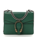 Calfskin Mini Dionysus Shoulder Bag Emerald product image 1, provided for visual reference and product detail review
