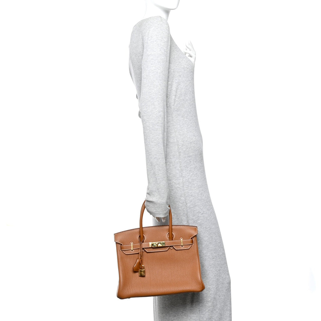 Togo Birkin 30 Gold product image 2, provided for visual reference and product detail review