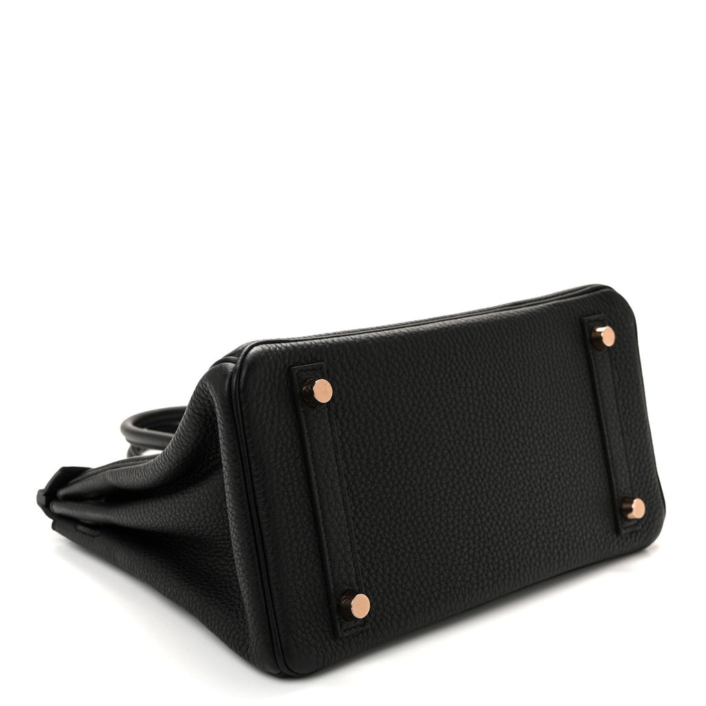 Togo Birkin 25 Black product image 4, provided for visual reference and product detail review