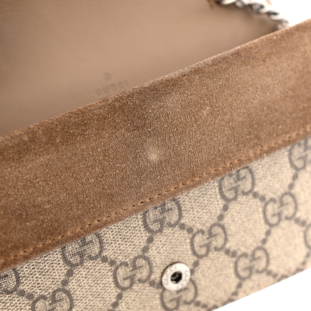 GG Supreme Monogram Super Mini Dionysus Shoulder Bag Taupe product image 11, provided for visual reference and product