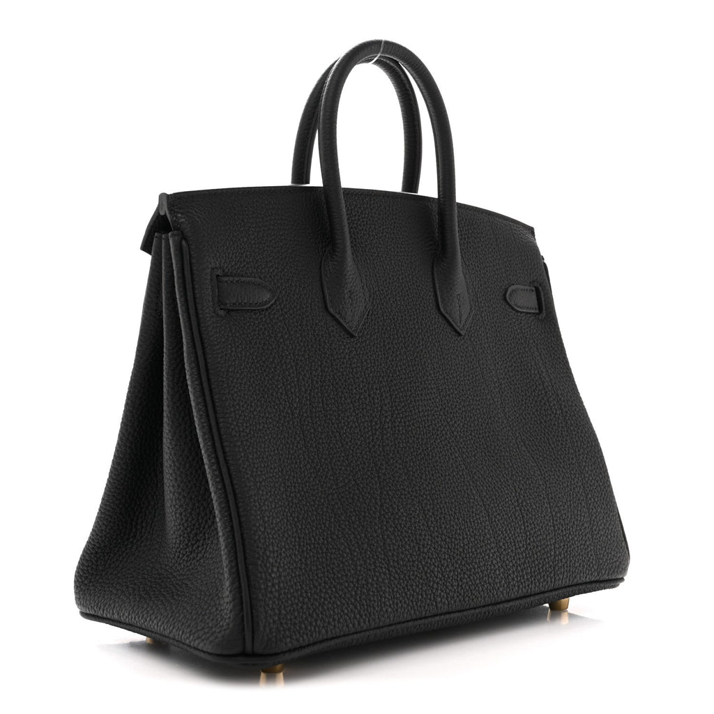 Togo Birkin 25 Black product image 3, provided for visual reference and product detail review