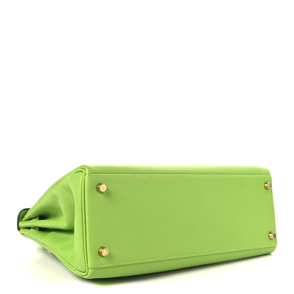 Veau Gulliver Kelly Retourne 28 Vert Cru product image 4, provided for visual reference and product detail review