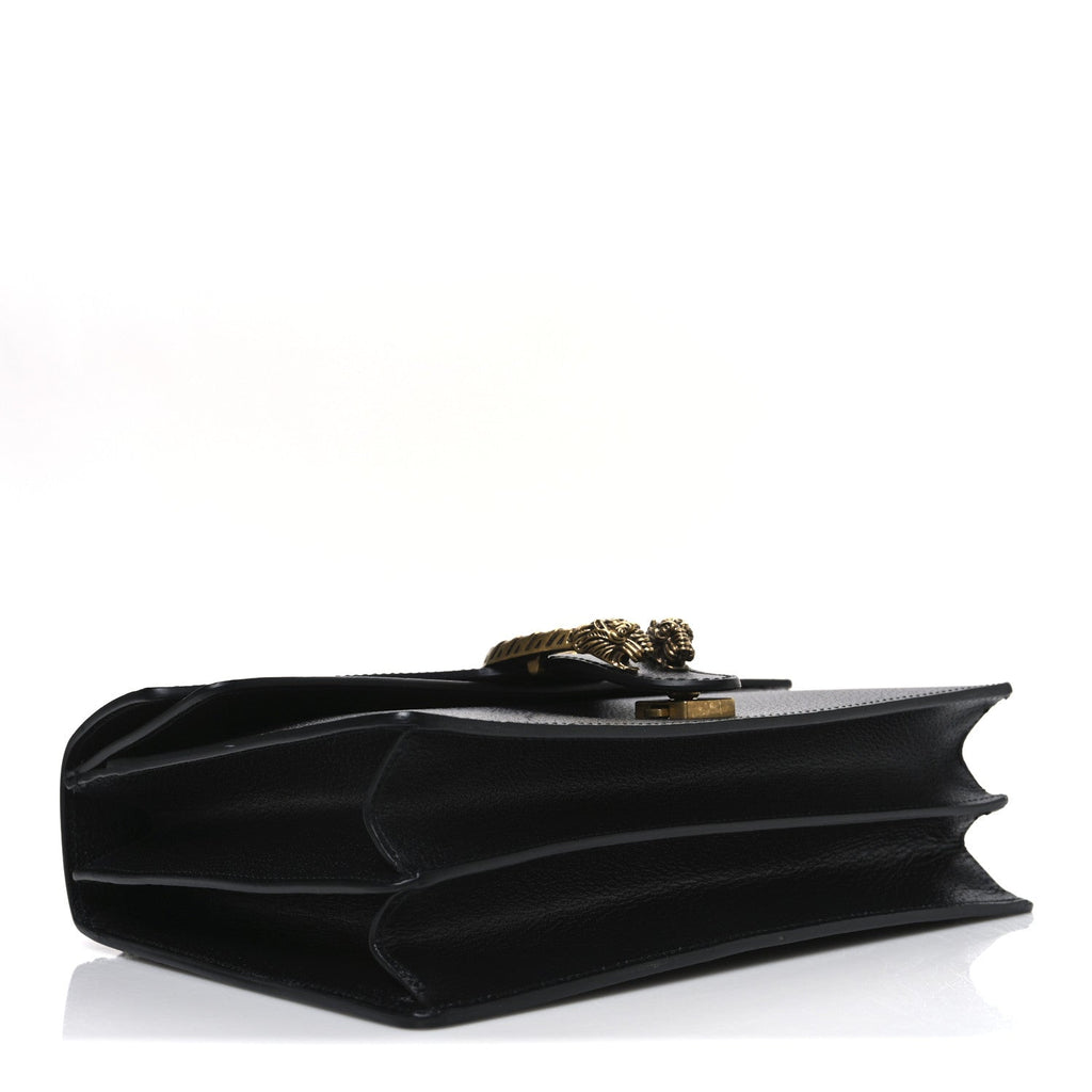 Calfskin Web Small Dionysus Shoulder Bag Black product image 4, provided for visual reference and product detail review