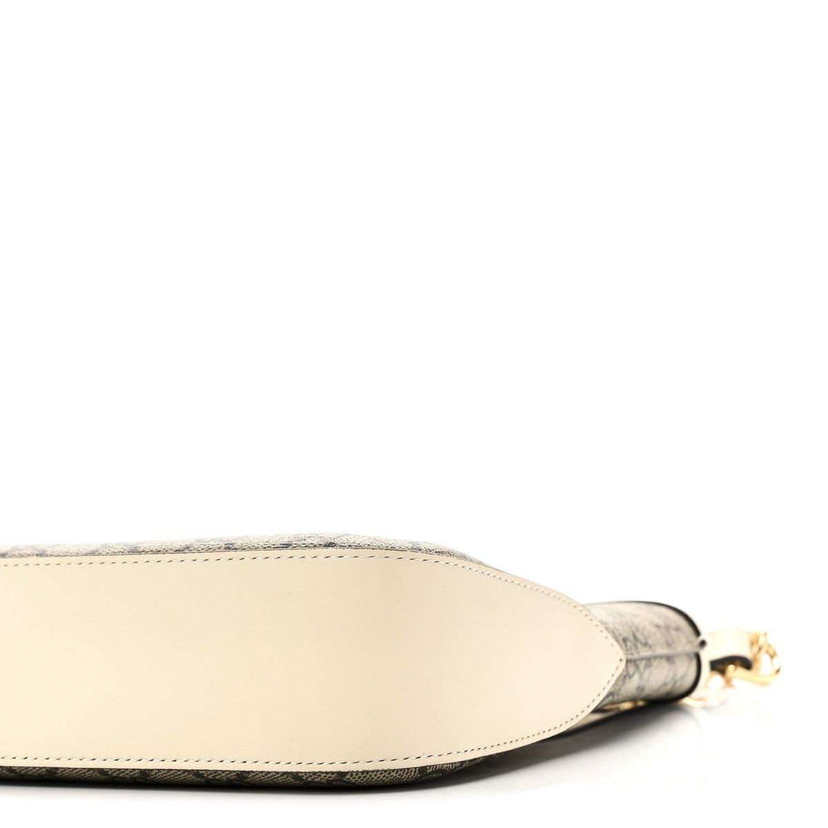 GG Supreme Monogram Moon Calfskin Medium Padlock Shoulder Bag Beige Ebony Mystic White product image 10, provided for visual