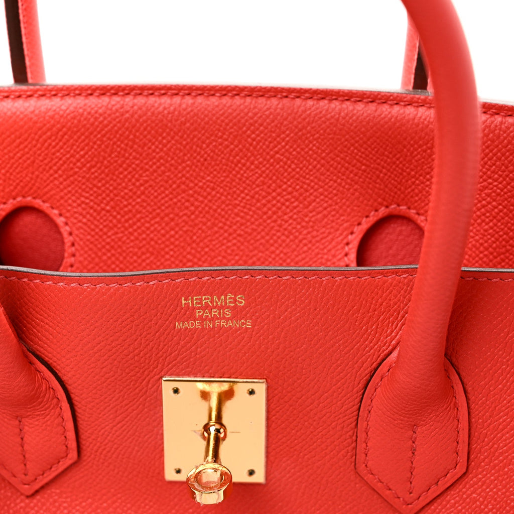 Epsom Birkin 35 Rose Jaipur product image 6, provided for visual reference and product detail review