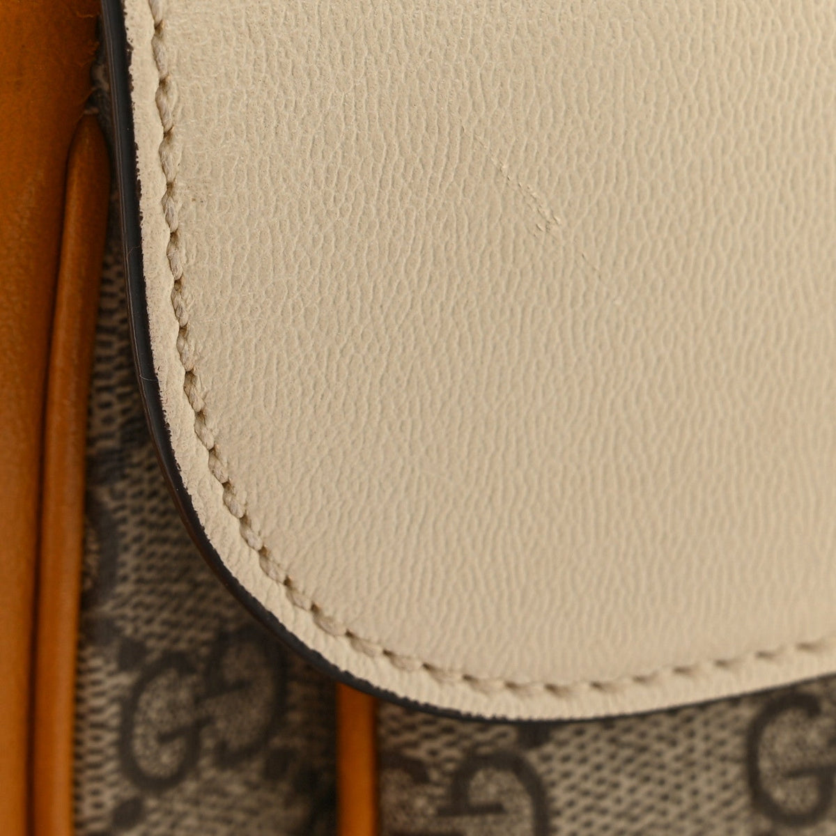 GG Supreme Monogram Calfskin Mini Padlock Flap Pocket Shoulder Bag Beige Mystic White Sun Oil product image 14, provided for