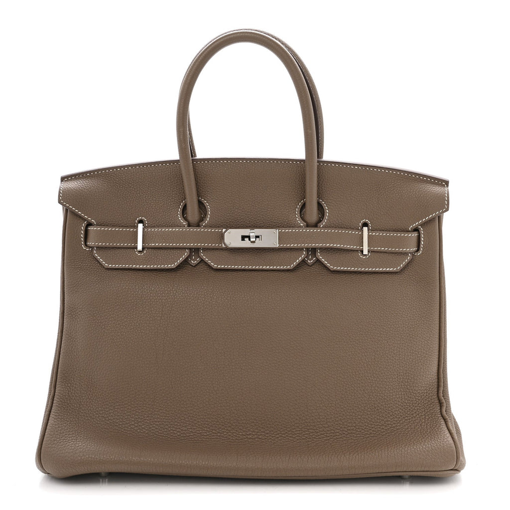 Togo Birkin 35 Etoupe product image 1, provided for visual reference and product detail review
