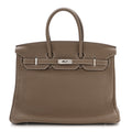 Togo Birkin 35 Etoupe product image 1, provided for visual reference and product detail review