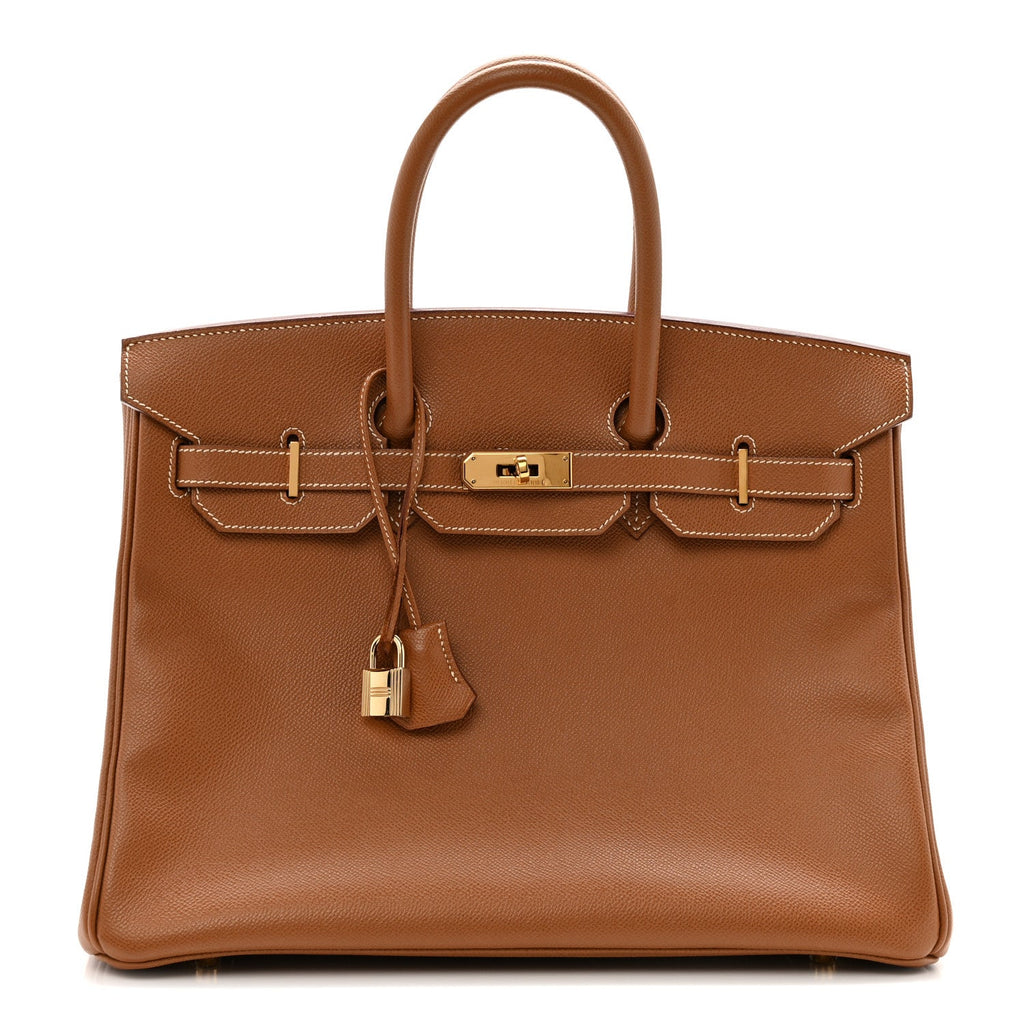 Courchevel Birkin 35 Gold product image 1, provided for visual reference and product detail review