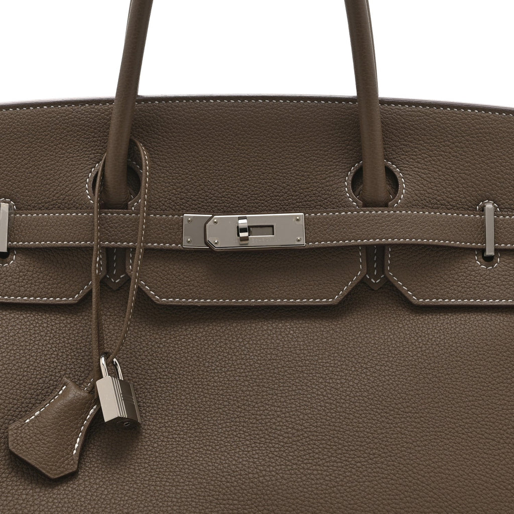 Togo Birkin 40 Etoupe product image 8, provided for visual reference and product detail review