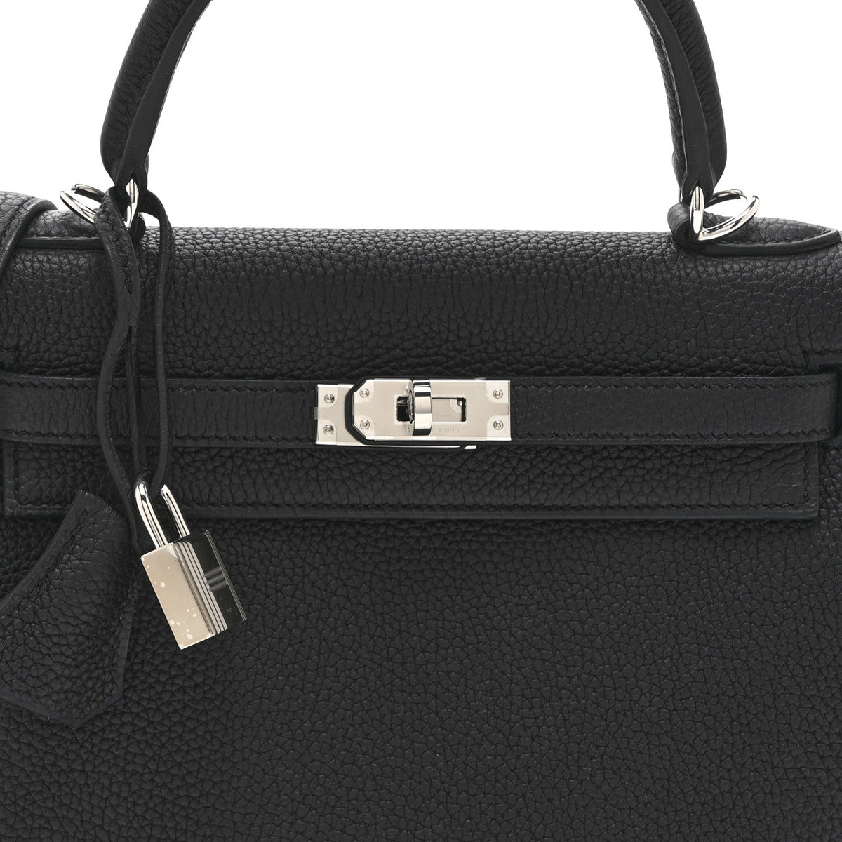 Togo Kelly Retourne 25 Black product image 8, provided for visual reference and product detail review