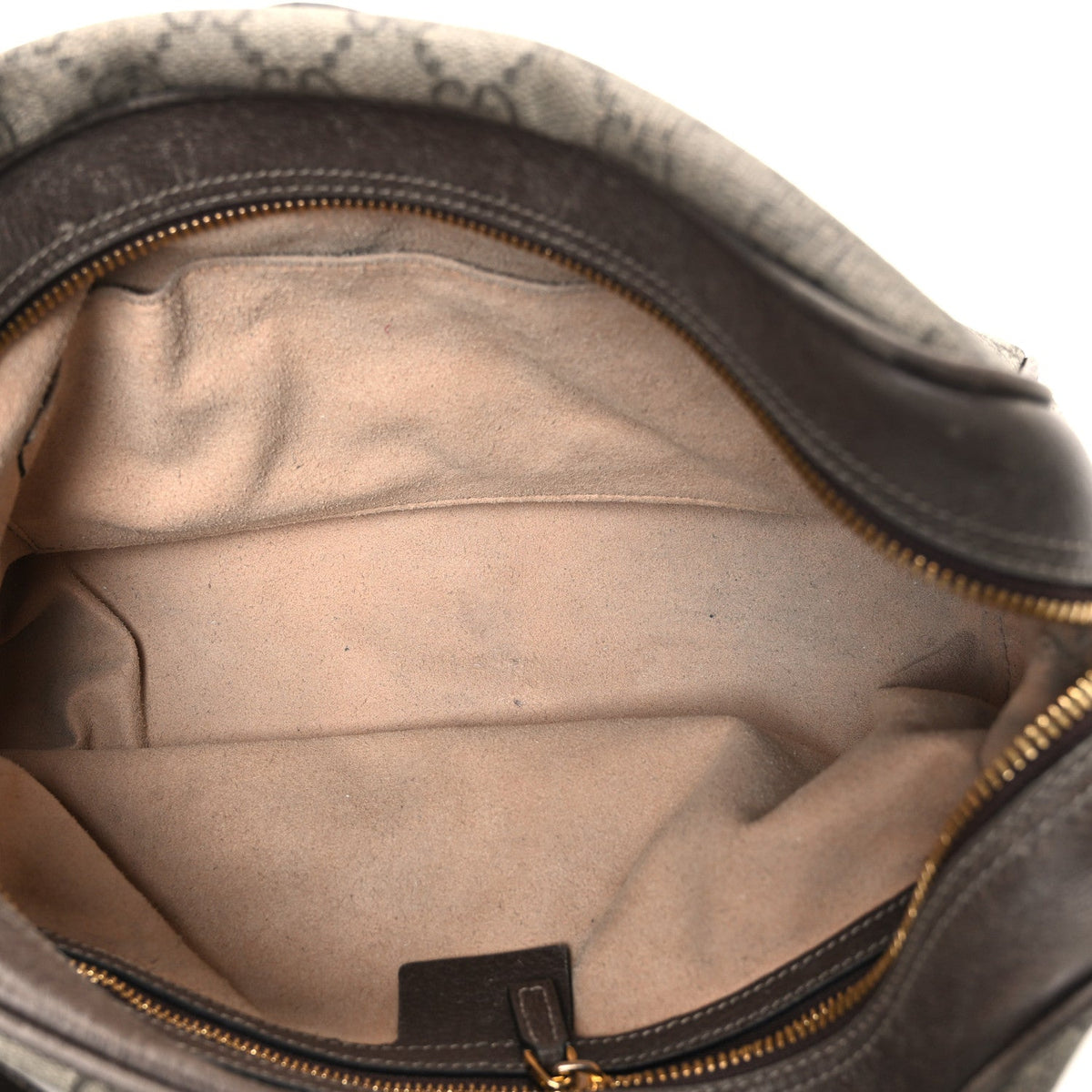 GG Supreme Monogram Web Small Ophidia Shoulder Bag Brown product image 5, provided for visual reference and product detail
