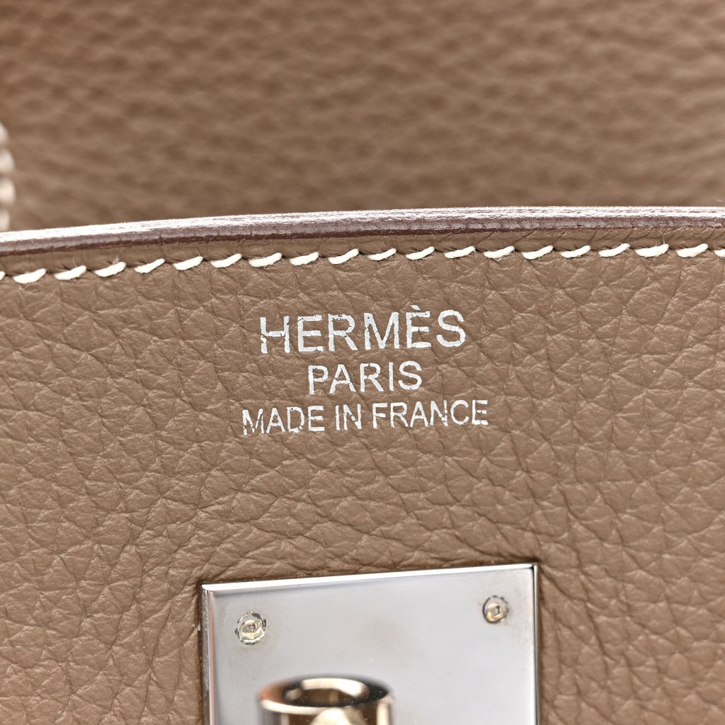 Togo BIRKIN 35 Etoupe product image 6, provided for visual reference and product detail review