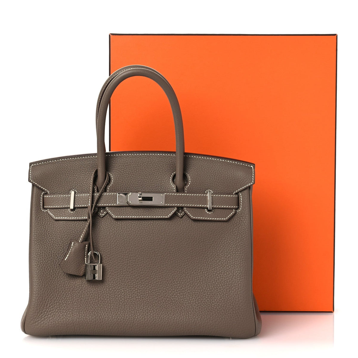 Togo Birkin 30 Etoupe product image 12, provided for visual reference and product detail review