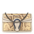 Snakeskin Azalea Calfskin Enamel Super Mini Dionysus Shoulder Bag New Rock White Electric Blue product image 1, provided for