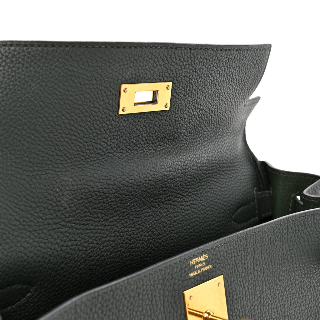 Togo Kelly Retourne 28 Vert Fonce product image 13, provided for visual reference and product detail review