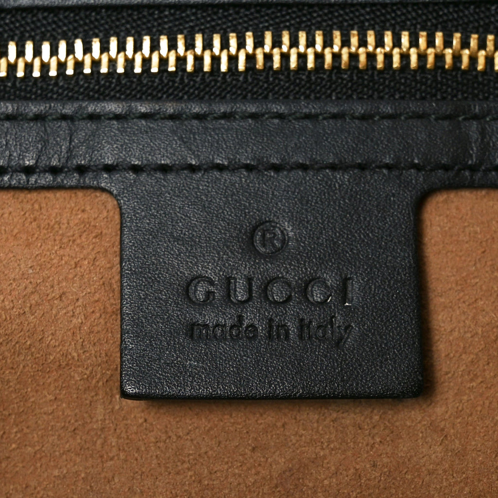 GG Supreme Monogram Medium Padlock Tote Black product image 11, provided for visual reference and product detail review