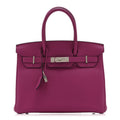 Togo Birkin 30 Rose Pourpre product image 1, provided for visual reference and product detail review
