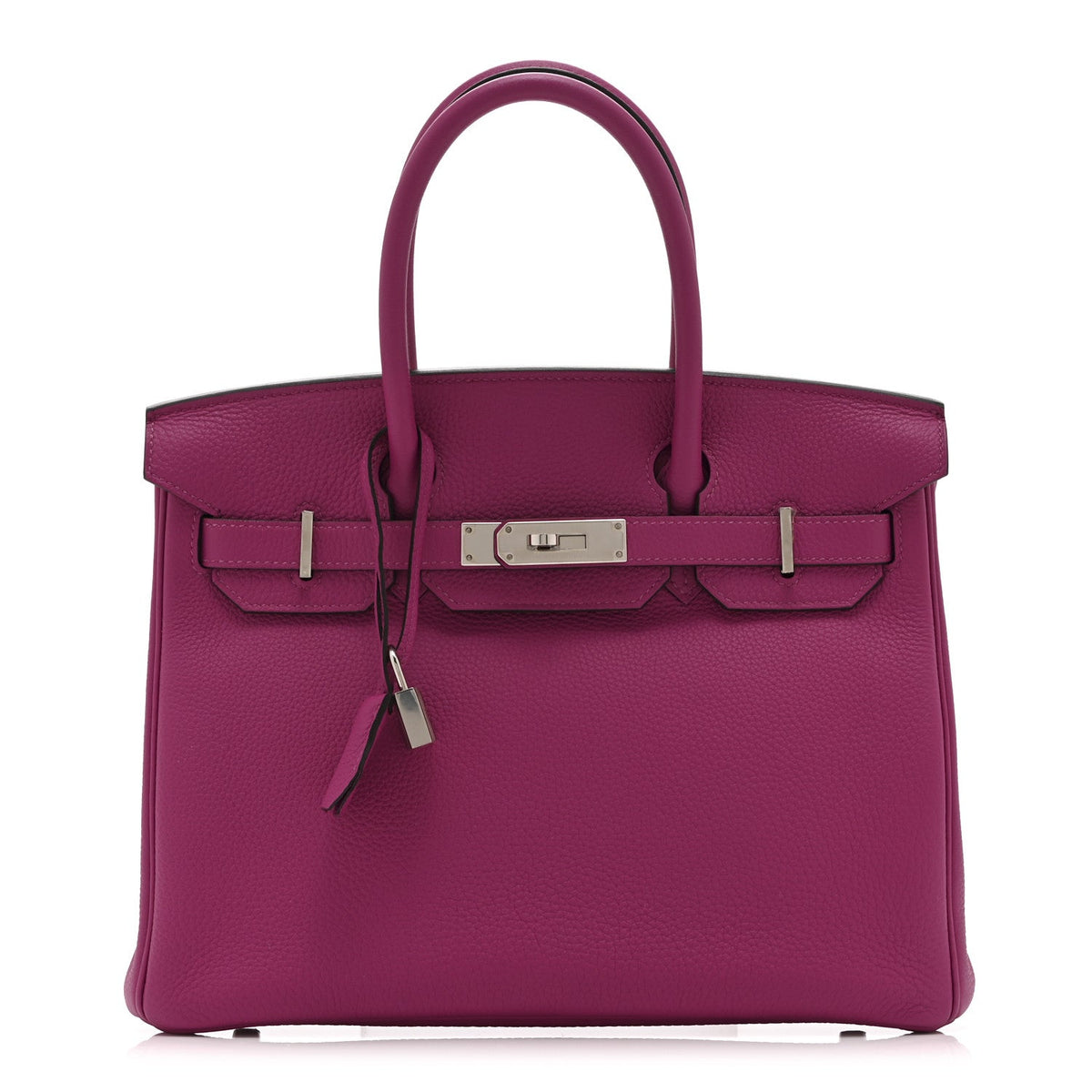 Togo Birkin 30 Rose Pourpre product image 1, provided for visual reference and product detail review