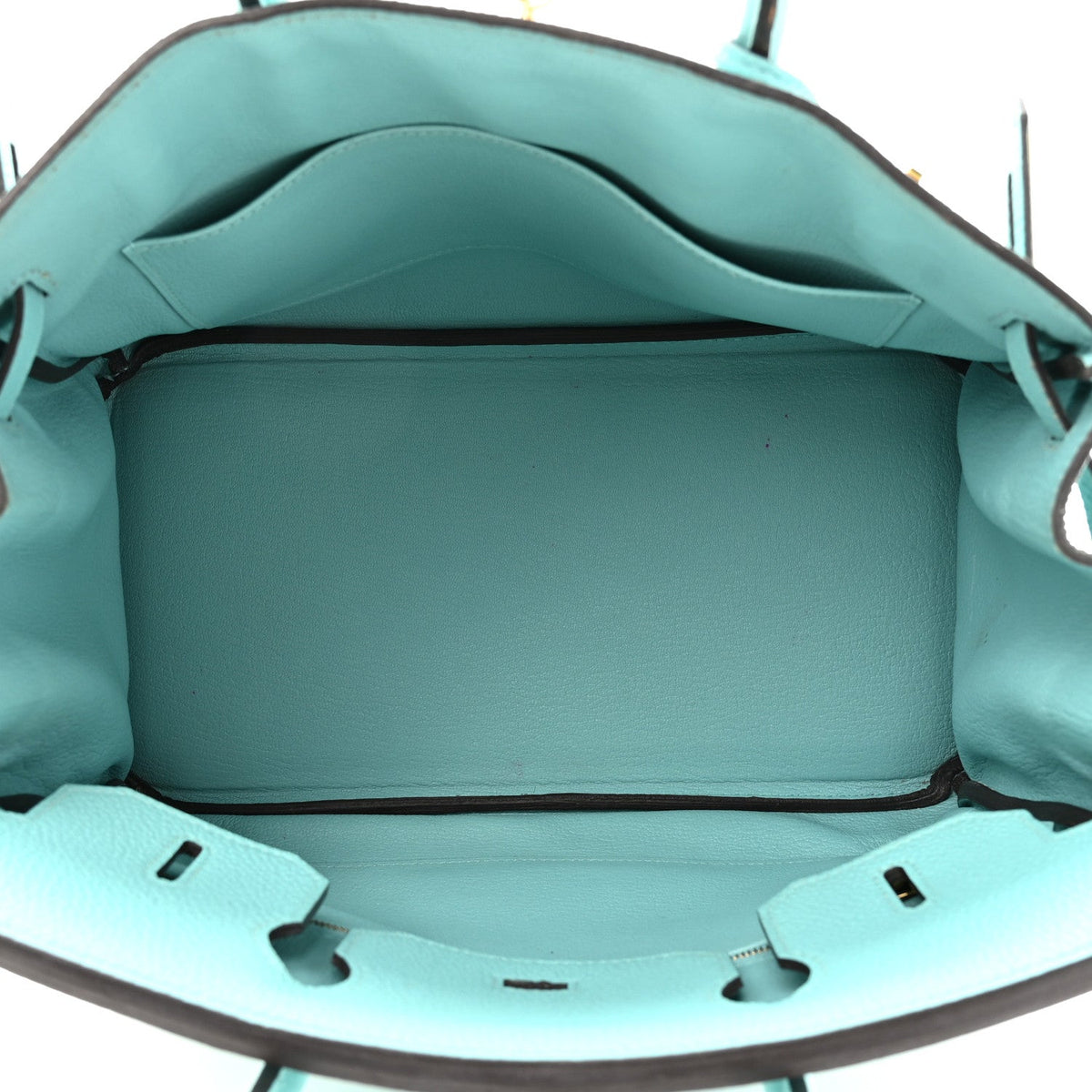 Togo BIRKIN 30 Bleu Atoll product image 5, provided for visual reference and product detail review