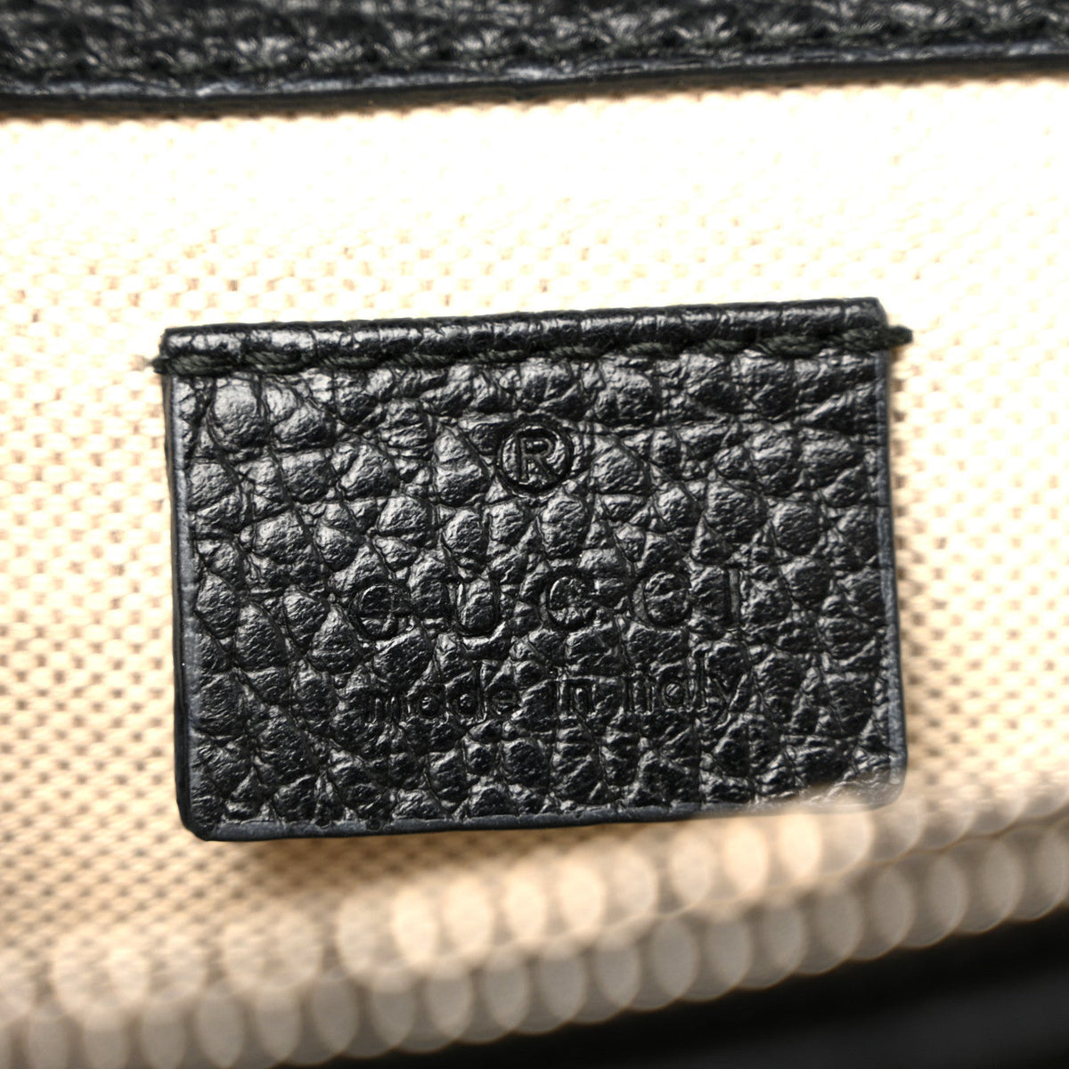 Pebbled Calfskin Small Dionysus Shoulder Bag Black product image 6, provided for visual reference and product detail review