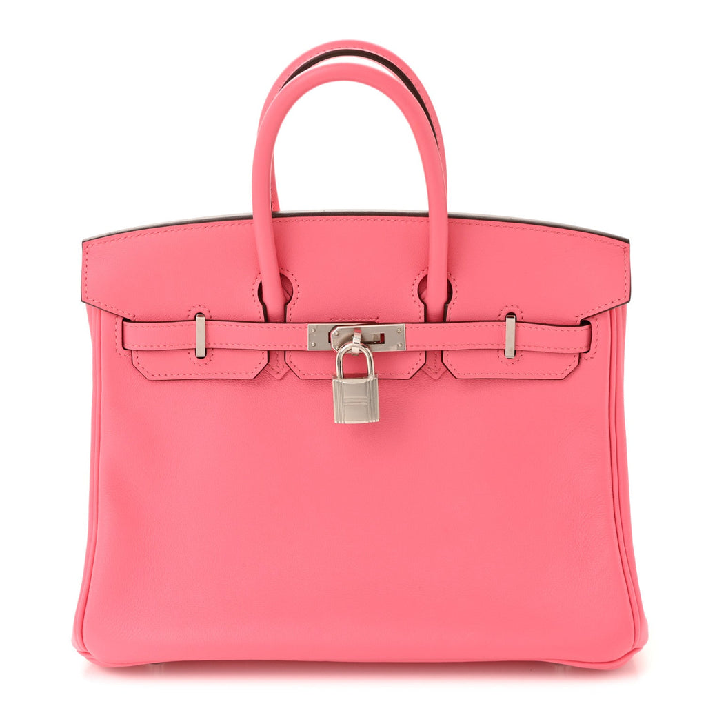 Swift Birkin 25 Rose Azalee product image 1, provided for visual reference and product detail review