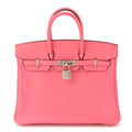 Swift Birkin 25 Rose Azalee product image 1, provided for visual reference and product detail review
