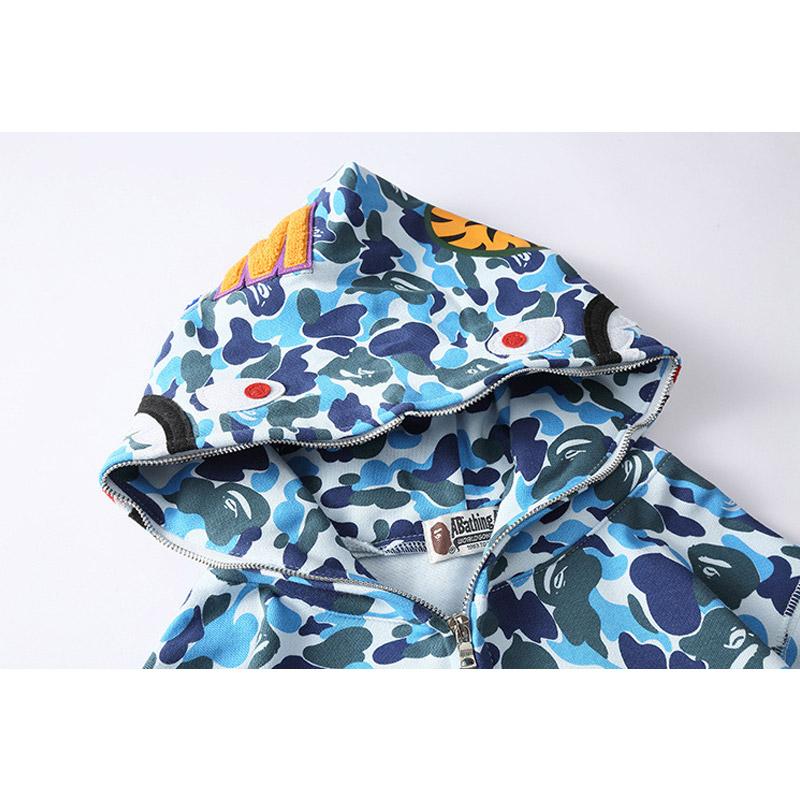 Bathing Ape Hoodie Spring and Autumn Zipper Hoodie Sweater product image 5, provided for visual reference and product detail