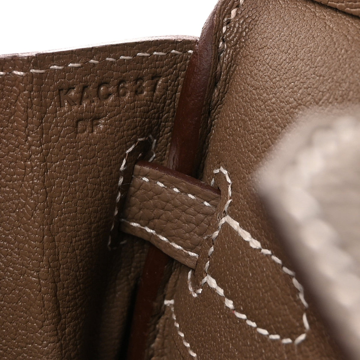 Togo Birkin 25 Etoupe product image 7, provided for visual reference and product detail review