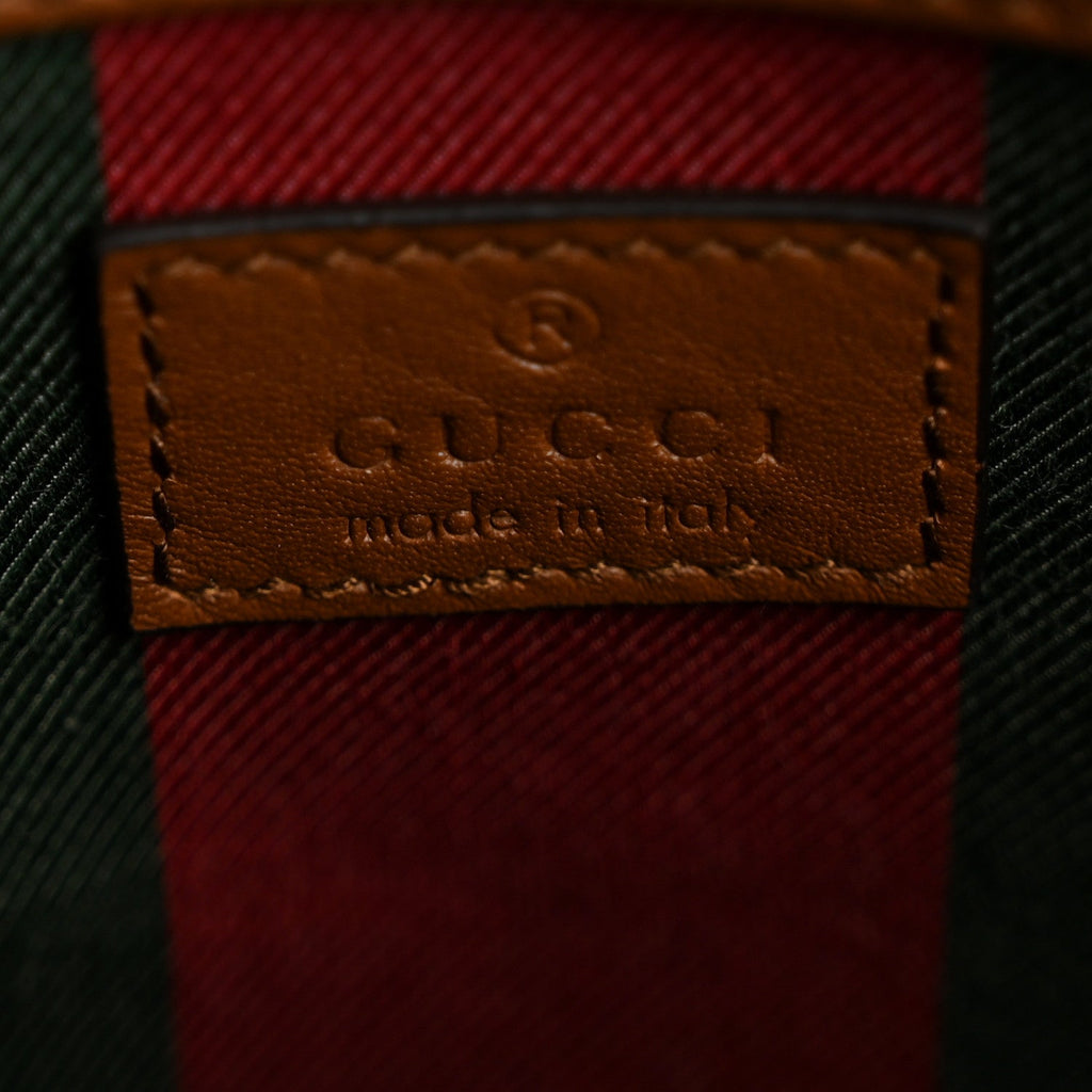 GG Icon Monogram Padlock Shoulder Bag Beige Dark Brown product image 6, provided for visual reference and product detail