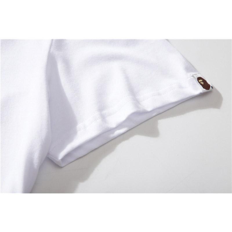 Bathing Ape T-Shirt Colorful Avatar Print Male and Female Couples Wear Youth Casual Top product image 8, provided for visual