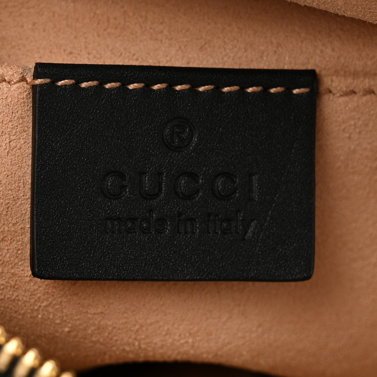 Suede Small Ophidia Belt Bag 85 34 Brown product image 6, provided for visual reference and product detail review