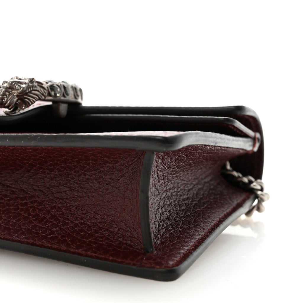Dollar Calfskin Crystal Super Mini Dionysus Shoulder Bag Vintage Bordeaux Black Diamond product image 9, provided for visual