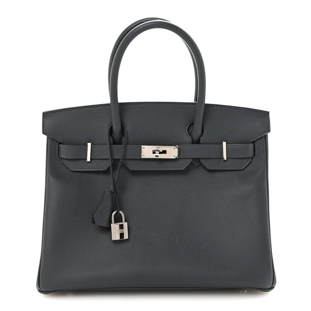 Epsom Birkin 30 Gris Misty product image 1, provided for visual reference and product detail review